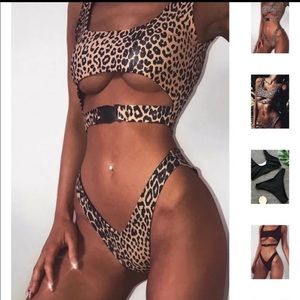 Animal print bikini
